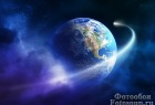 Купить фотообои Спутник вокруг Земли по доступной цене в Москве
